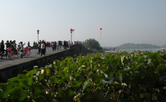 西湖一日游最佳路线图