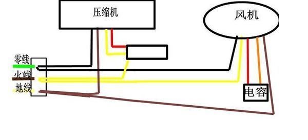 空调内风机接线图