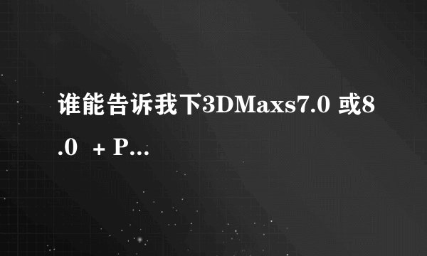 谁能告诉我下3DMaxs7.0 或8.0  + Photoshop CS2 正版价格是多少? 有中文版的吗?