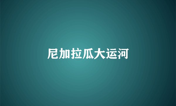尼加拉瓜大运河