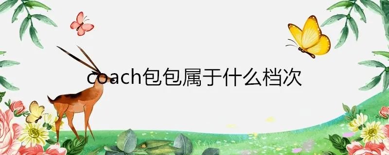 coach包包属于什么档次