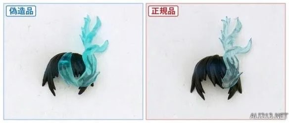 正版手办与盗版邪神大比拼 比一比就可以看出真假!