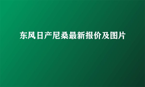 东风日产尼桑最新报价及图片