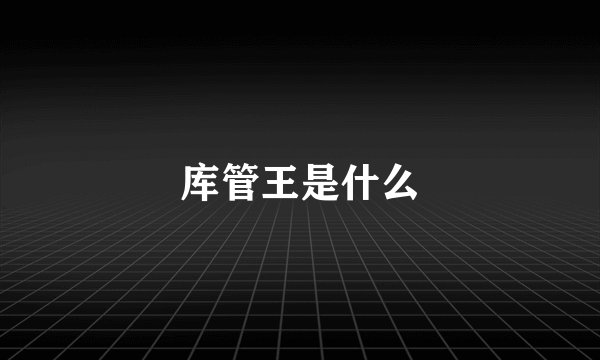 库管王是什么