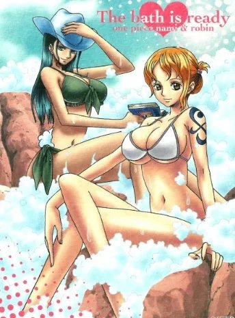 海贼王罗宾cg同人 与娜美天生一对