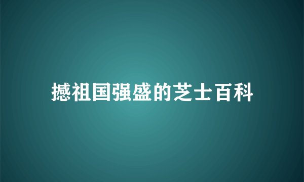 撼祖国强盛的芝士百科