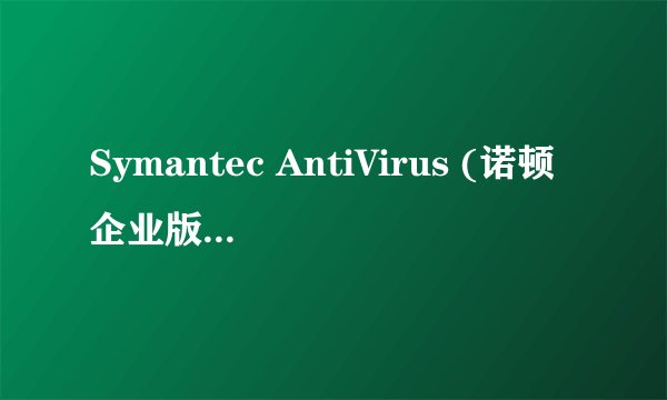 Symantec AntiVirus (诺顿企业版) 10 肿么升级?能升级到什么版本?对计算机软硬件有什么要求?