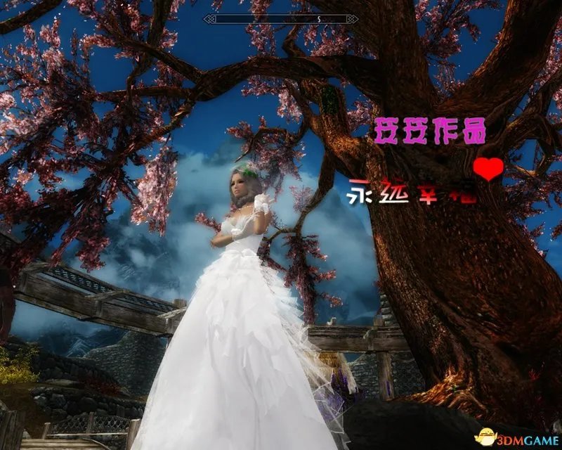 上古卷轴5 玲玲作品 落英超美婚沙 已迷死万千女性