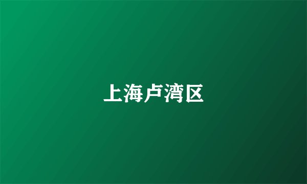 上海卢湾区
