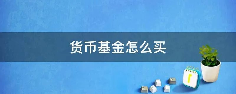 货币基金怎么买