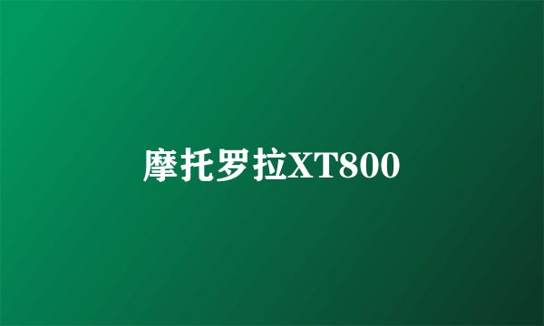 摩托罗拉XT800