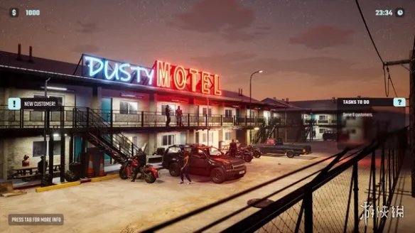 《汽车旅馆模拟器》上架steam 建造66号公路的风景点