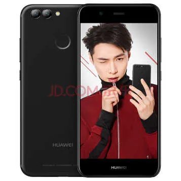 华为(huawei)nova 2s智能机(曜石黑 全网通版4GB+64GB 双卡双待) 国美2390元