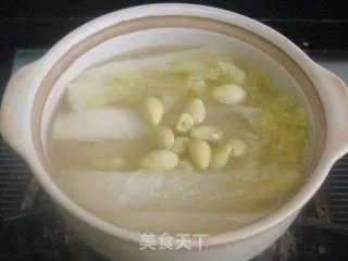 鸡汤银杏大白菜