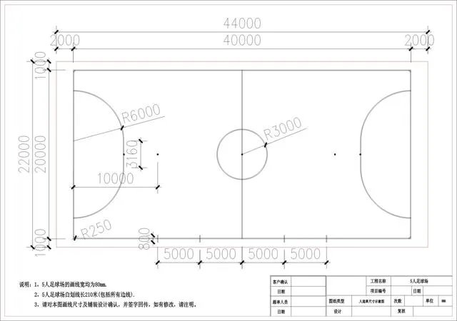 各种足球场标准尺寸图文?
