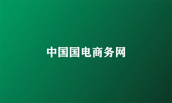 中国国电商务网