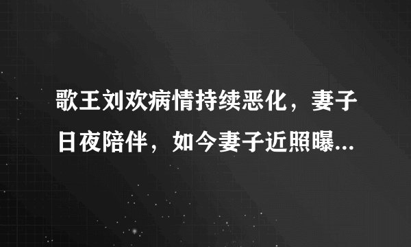歌王刘欢病情持续恶化，妻子日夜陪伴，如今妻子近照曝光，你认出是谁了吗？