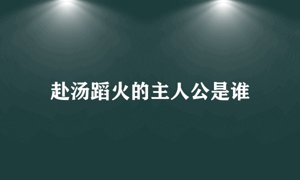 赴汤蹈火的主人公是谁