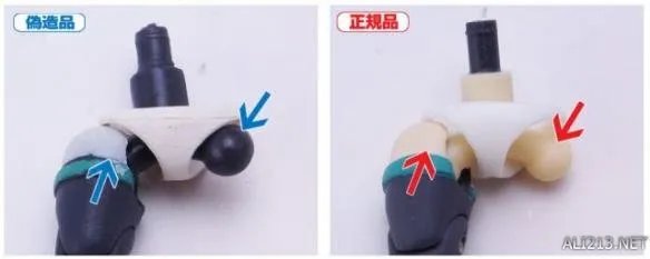 正版手办与盗版邪神大比拼 比一比就可以看出真假!
