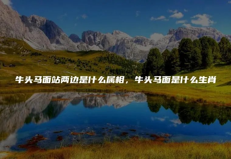 牛头马面站两边是什么属相,牛头马面是什么生肖