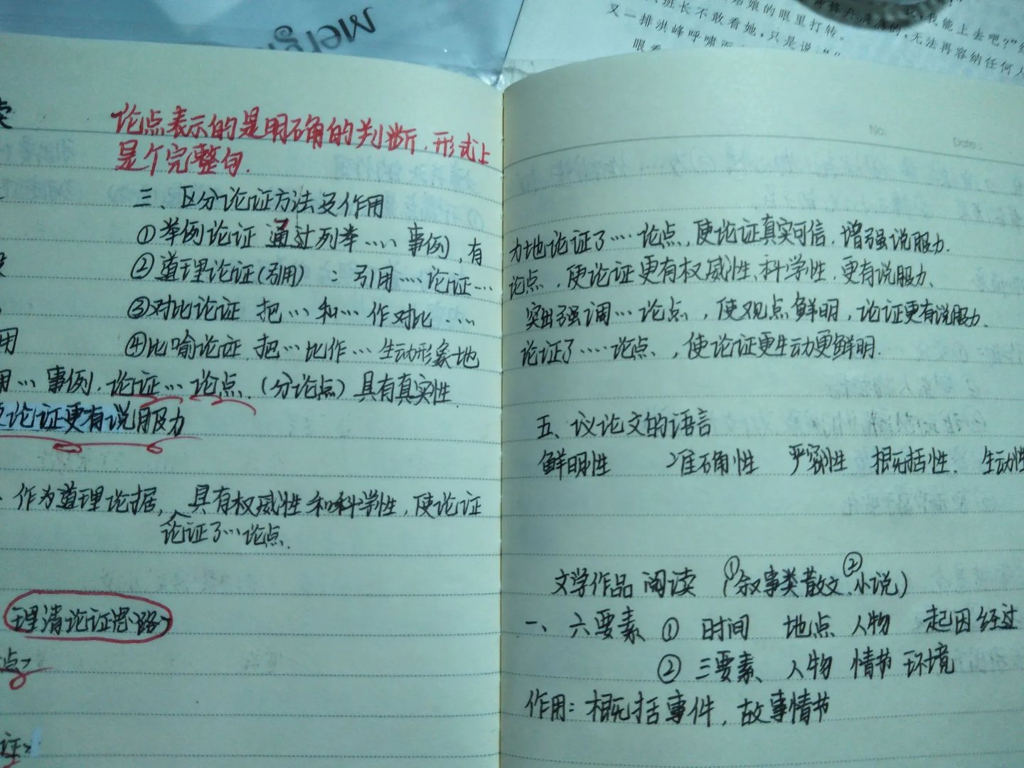 议论文的阅读