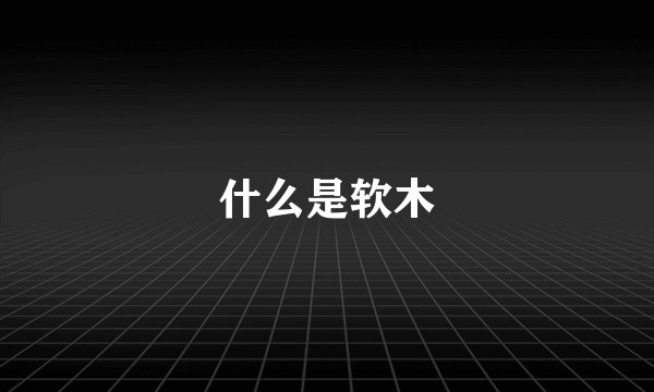 什么是软木