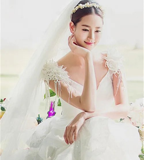 韩式婚纱照新娘造型特点 2017韩式新娘婚纱照图片
