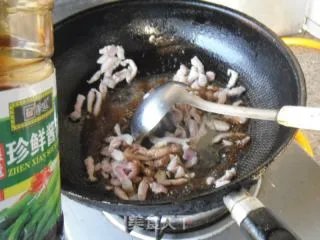 肉丝青蒜苗