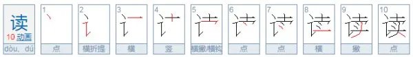 ”服、装、扮、读、静、停、粗、影”的拼音怎么写?