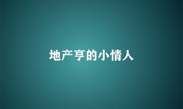 地产亨的小情人