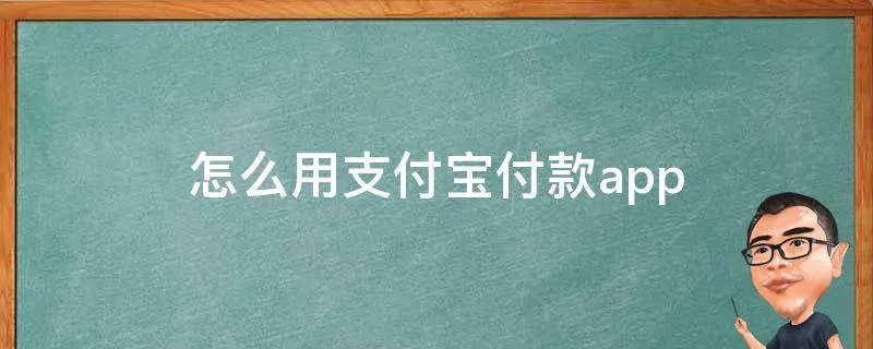 怎么用支付宝付款app