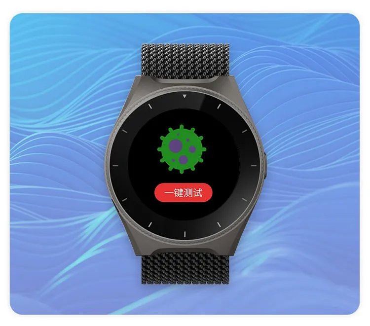 新冠一键检测!国内聚焦新冠检测的智能手表Greenfit Watch D发布