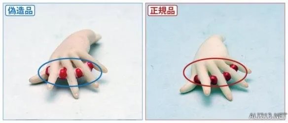 正版手办与盗版邪神大比拼 比一比就可以看出真假!