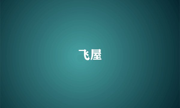 飞屋
