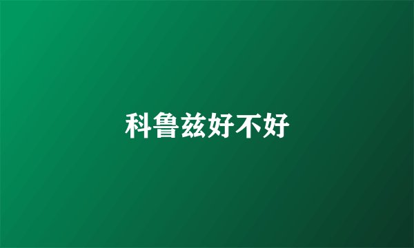 科鲁兹好不好