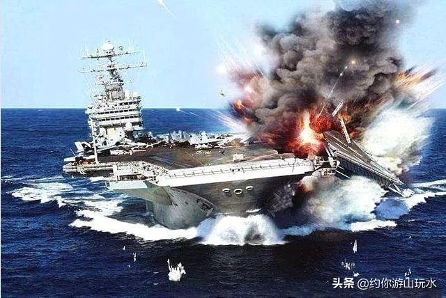 如果航母编队在海战中被全歼只剩下航母且被包围会发生肉搏战么？