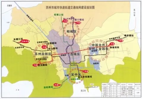 苏州轨道交通1号线的站点设置