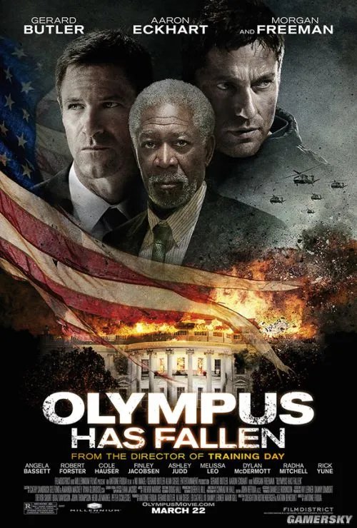 白宫被炸、总统被劫!《奥林匹斯的陷落(Olympus Has Fallen)》超火爆预告及海量剧照