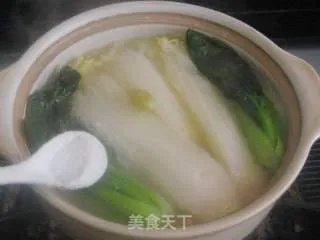 鸡汤银杏大白菜