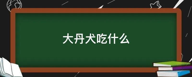 大丹犬吃什么