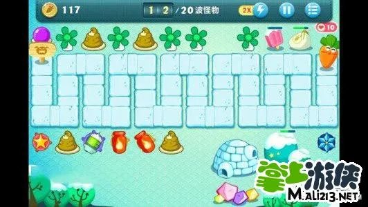 保卫萝卜冬季7攻略 冬季主题第7关金萝卜攻略