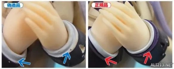 正版手办与盗版邪神大比拼 比一比就可以看出真假!