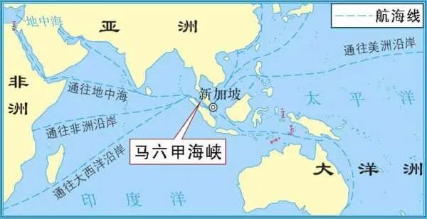 马六甲海峡地图